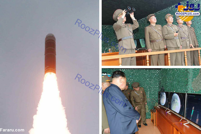 عكس/آزمایش موشکی کره شمالی از زیردریایی