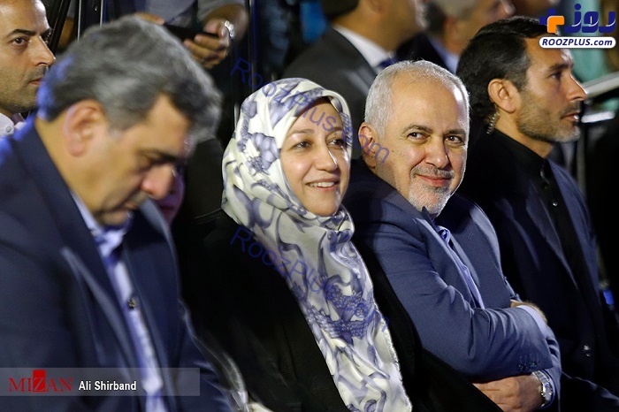 ظریف و همسرش در بزرگداشت روز تهران +عکس ظریف و همسرش در بزرگداشت روز تهران +عکس