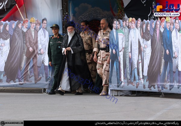 حضور رهبر انقلاب در دانشگاه افسری امام حسین(ع) +عکس