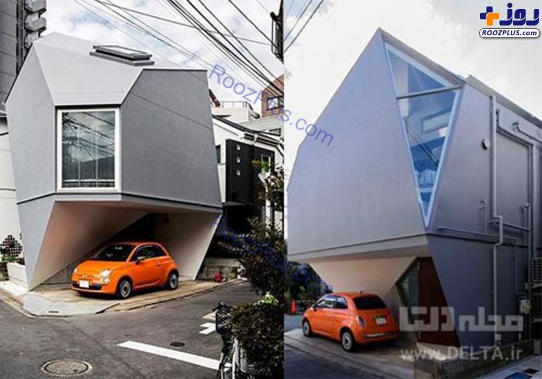 معماری خاص خانه چندضلعی در ژاپن +عکس