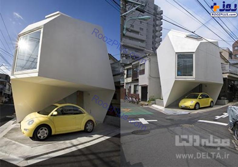 معماری خاص خانه چندضلعی در ژاپن +عکس