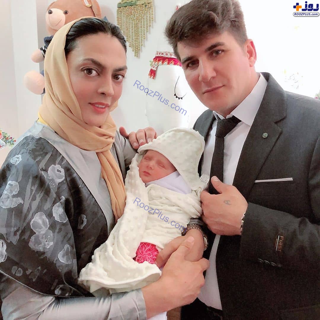 عکس/شهربانو منصوریان در کنار همسر و فرزندش