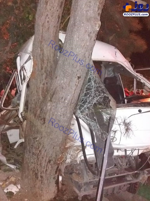 ۱۰ مصدوم بر اثر تصادف مینی‌بوس در تهرانپارس +عکس