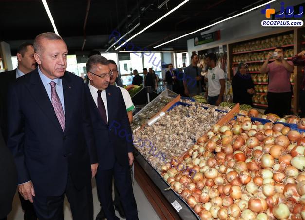عکس/ خرید کردن اردوغان در استانبول