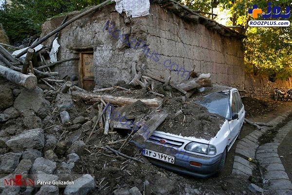 وضعیت منازل روستاییان بالسین میانه پس از زلزله +عکس