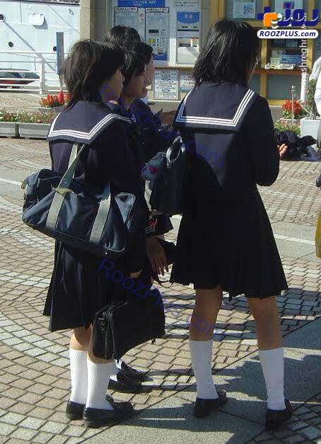پوشش متفاوت دختران ژاپنی در مدرسه+عکس