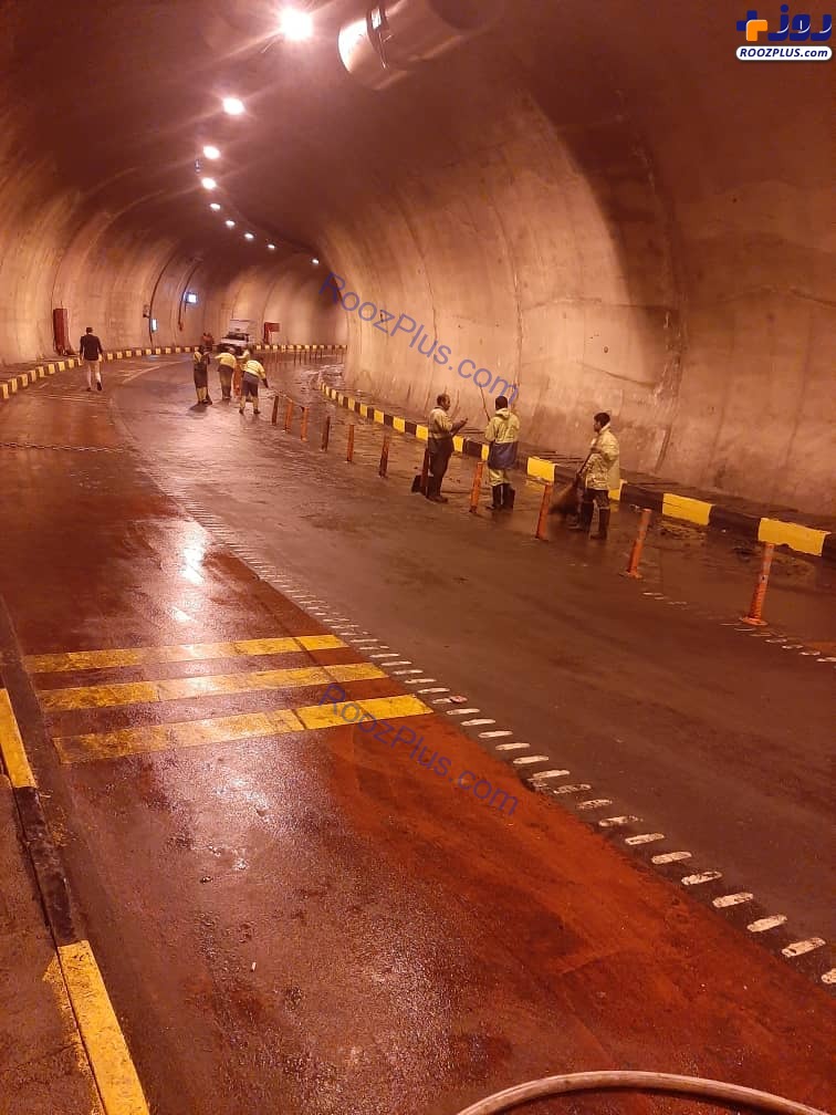 آخرین وضعیت آبگرفتگی تونل امیرکبیر +تصاویر