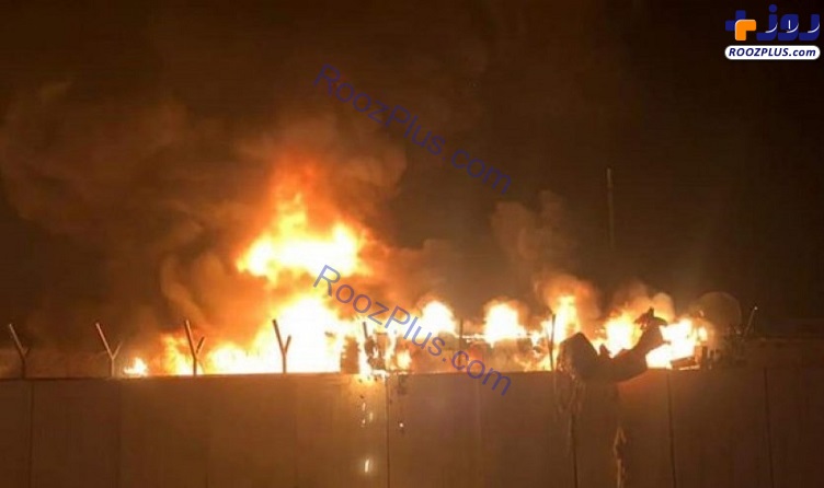 عکس/ حمله مجدد به ساختمان سوخته کنسولگری ایران در نجف