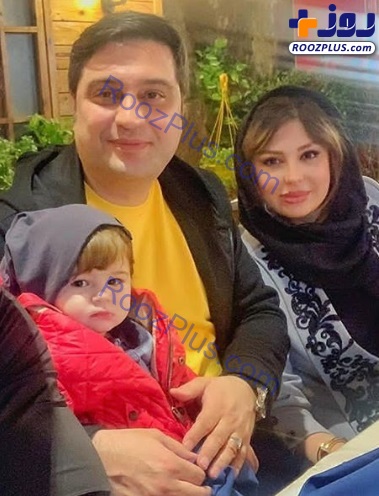 نیوشا ضیغمی در کنار همسر و دخترش +عکس