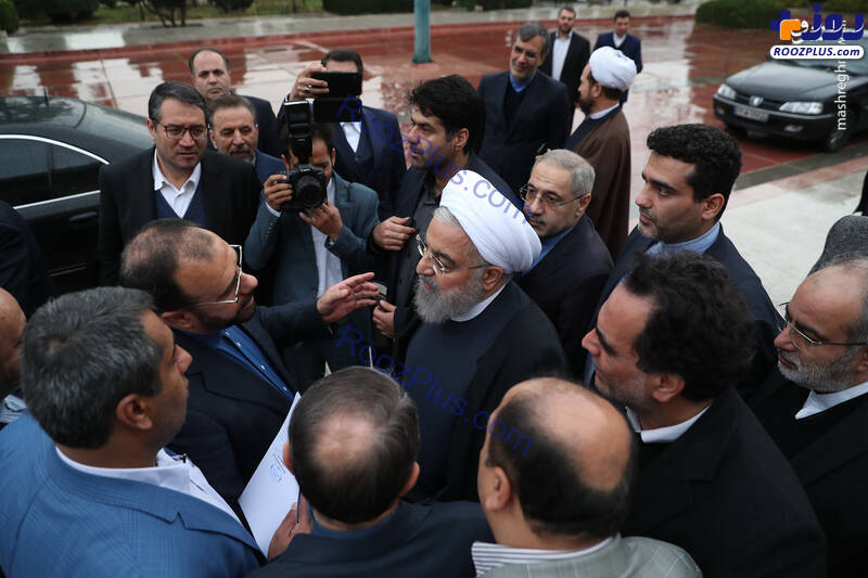 خوش‌وبش نمایندگان مجلس با روحانی/تصاویر