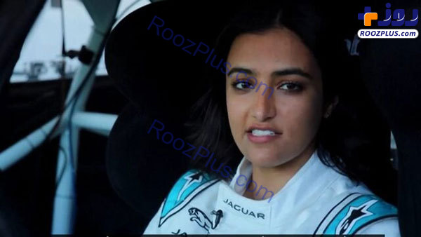 عکس/ رانندگی اولین ز‌ن عربستان در مسابقات اتومبیل‌رانی
