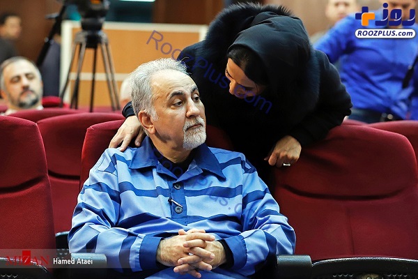 حرف های درگوشی دختر نجفی در دادگاه با پدرش +عکس