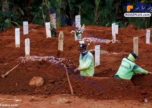 دفن جان‌باختگان کرونا در کشورهای مختلف/عکس