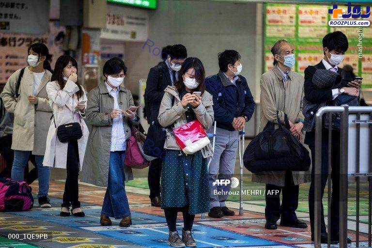 وضعیت متروی ژاپن در ایام کرونایی+تصاویر