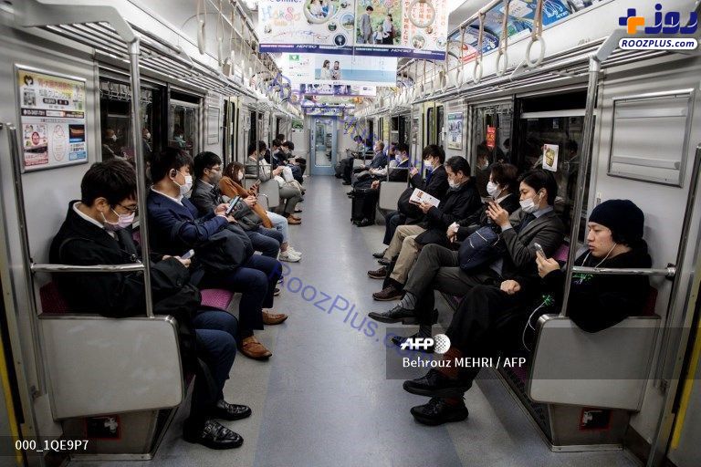 متروی ژاپن در روزهای کرونایی/عکس