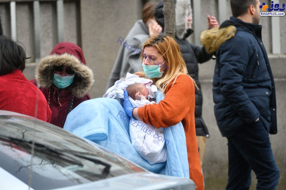 فرار بیماران از بیمارستان بخاطر زلزله در کرواسی! +عکس