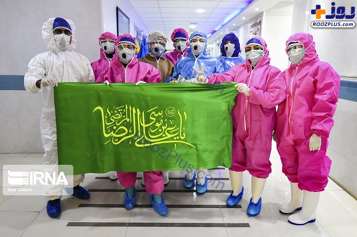حضور خادم‌یاران رضوی در بیمارستان امام رضا (ع) لار +عکس