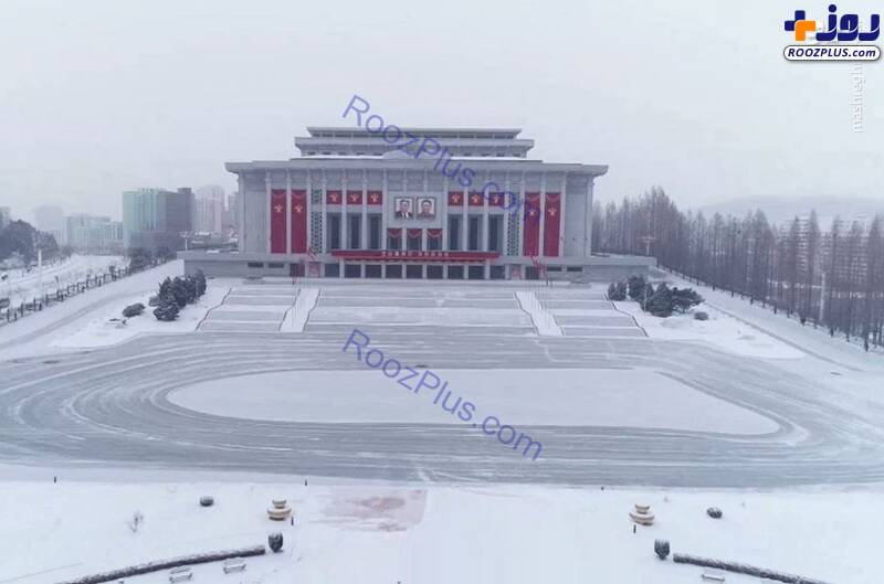 کره شمالی سفید پوش شد/عکس