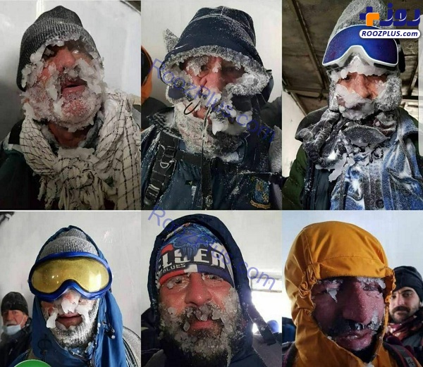 تصاویر کوهنوردانی که در ارتفاعات «دارآباد» از مرگ حتمی نجات یافتند!