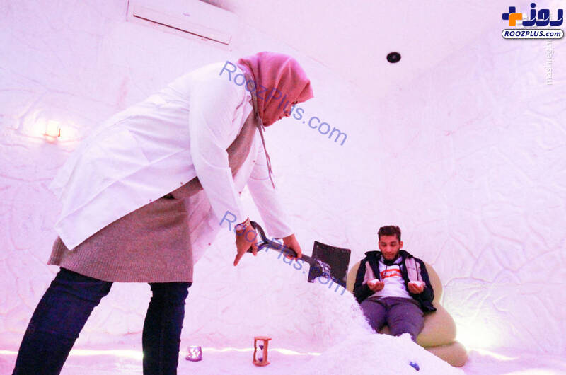 درمان با نمک در لبنان+عکس