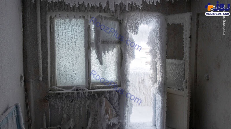 تصاویری عجیب از یخبندان در روسیه