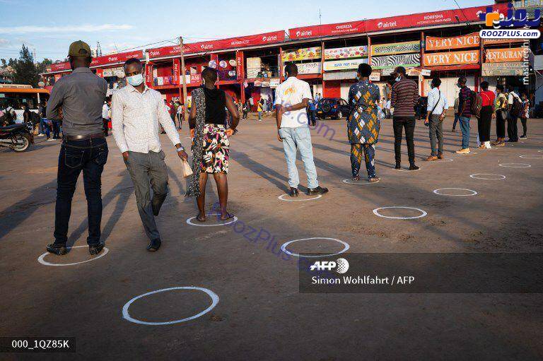 فاصله گذاری اجتماعی در یک کشور آفریقایی/عکس