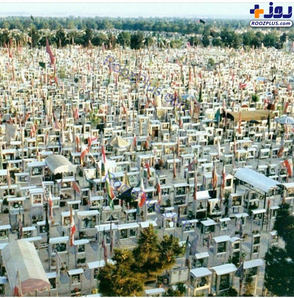 تصویر هوایی گلزار شهدای تهران در سال ۶۴ +عکس