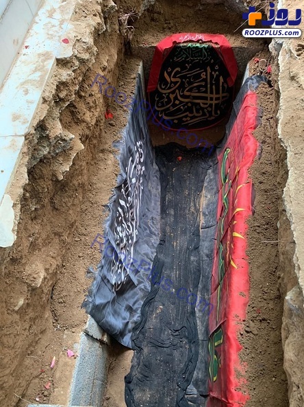 نخستین تصویر از محل تدفین شهید اصغر پاشاپور