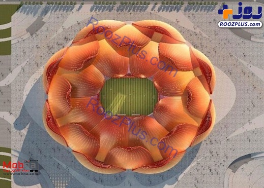 بزرگترین استادیوم فوتبال جهان به شکل گل نیلوفر/عکس