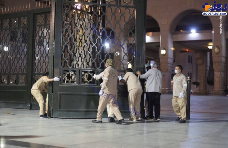 بازگشایی مسجد النبی پس از ۷۴ روز+عکس