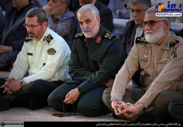شهید سلیمانی در آخرین مراسم رحلت امام خمینی(ره) +عکس
