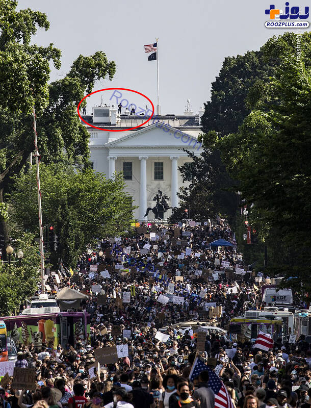 تک تیرانداز کاخ سفید/عکس