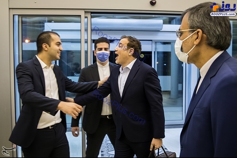 عکس/ بازگشت پزشک ایرانی به کشور پس از آزادی از ز‌ندان آمریکا