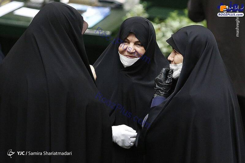 نمایندگان زن در مراسم افتتاحیه مجلس