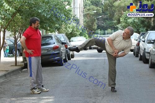 حرکات عجیب احمدزاده و شهریاری در خیابان! + تصاویر