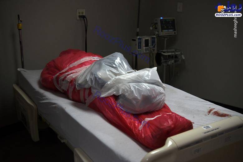 تصویری از جسد یک فرد مبتلا به کرونا در تگزاس آمریکا +عکس