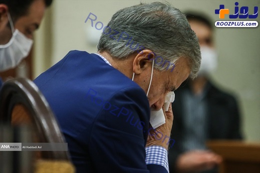 اشک های عباس ایروانی در دادگاه +عکس