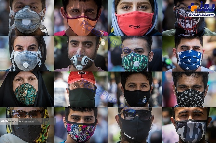 ماسک های متنوع برای مقابله با کرونا +عکس