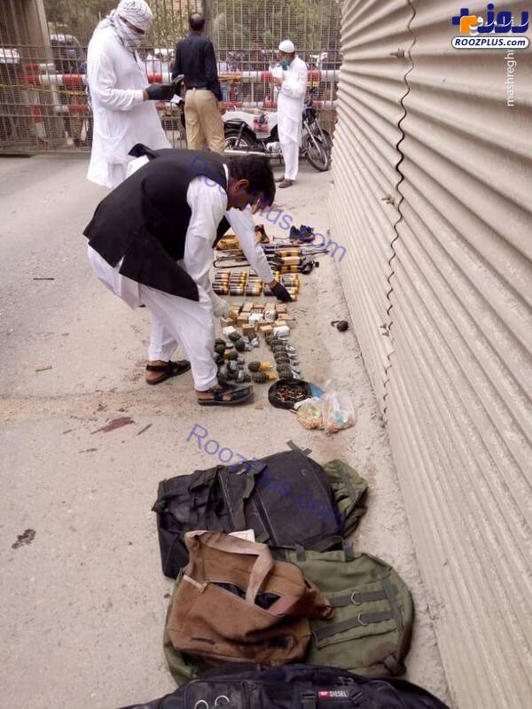 حمله خونین به ساختمان بورس پاکستان+عکس