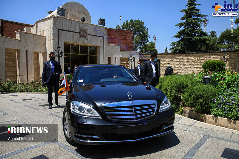 خودروی حامل نخست وزیر عراق در تهران/عکس