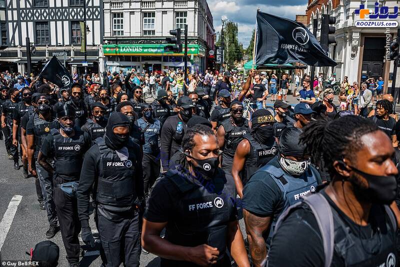 لندن در قرق سیاه پوستان مسلح +عکس