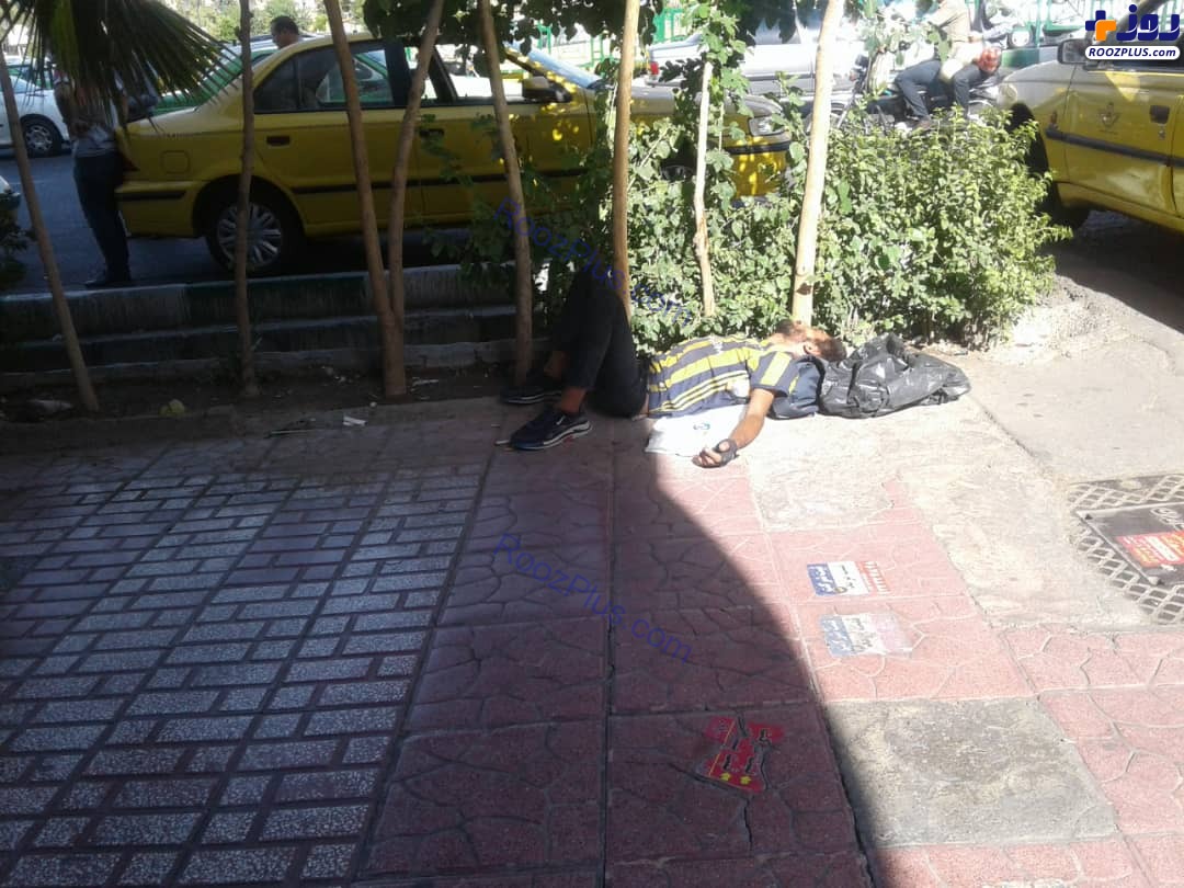 پدیده اتوبان خوابی در تهران + عکس