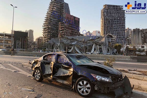 بندر بیروت یک روز پس از انفجار مهیب +عکس