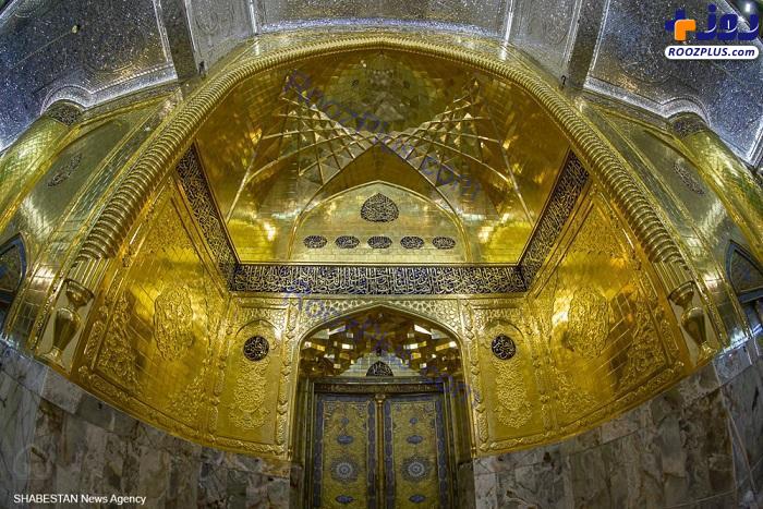معماری ایوان طلای آستان قدس عباسی + تصاویر