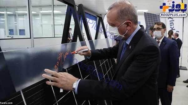 افتتاح کارخانه پنل خورشیدی توسط اردوغان +عکس