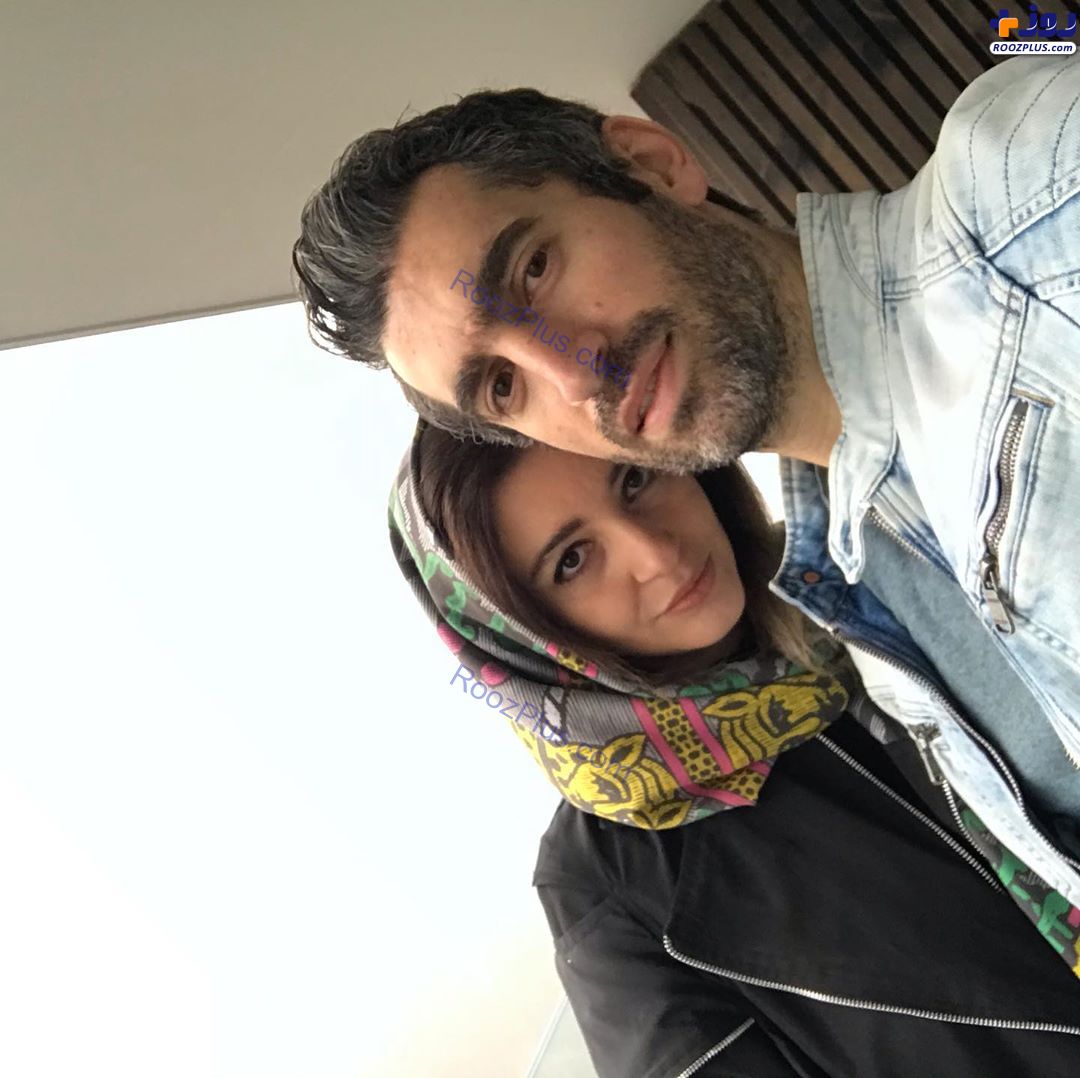 سلفی مجتبی جباری و همسرش +عکس