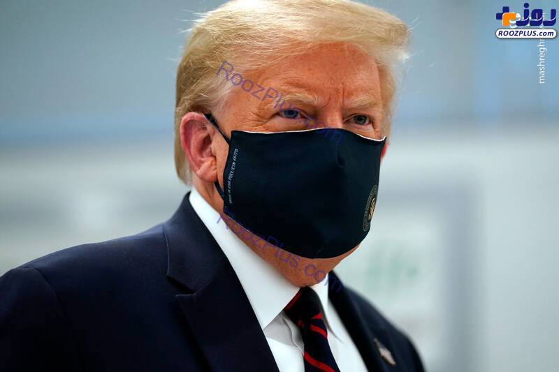 استفاده مجدد ترامپ از ماسک