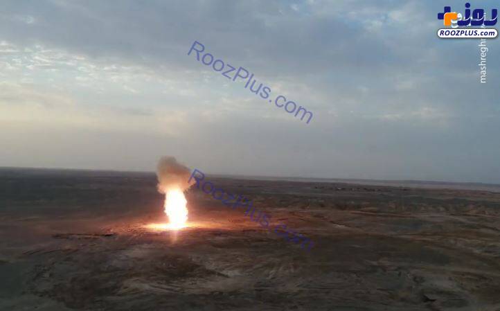 عکس/ تصاویری از شلیک موشک‌های سپاه از اعماق زمین