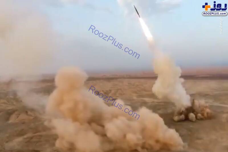 عکس/ تصاویری از شلیک موشک‌های سپاه از اعماق زمین