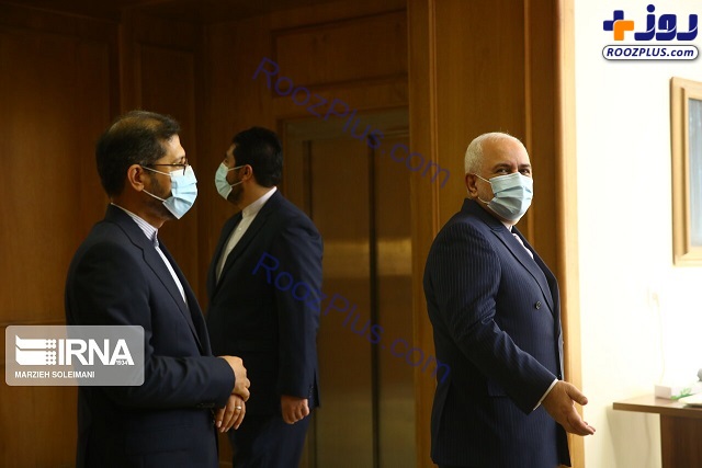 دیدار وزیر خارجه سوییس با ظریف+عکس